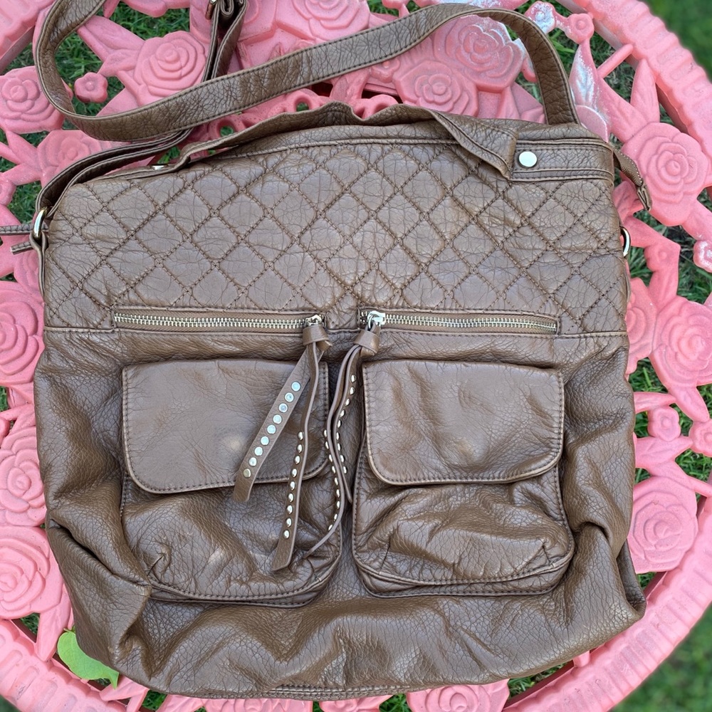 Pleather Crossbody Bag